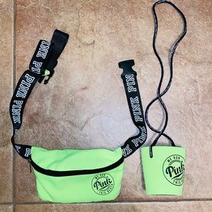 Pink Victoria’s Secret Fanny Pack & Koozy